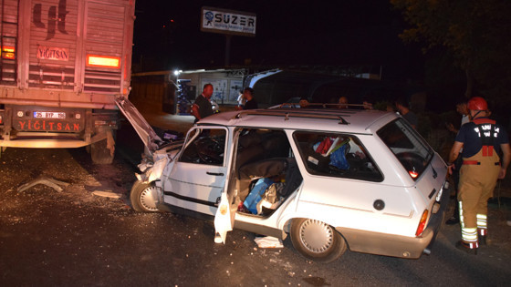 Manisa'nın Turgutlu ilçesinde kaza! 2 kişi yaralandı