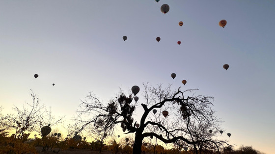 Kapadokya'da sonbahar güzelliği