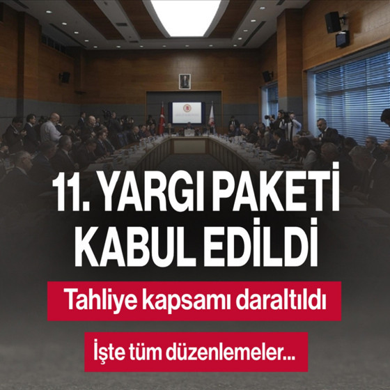 11. Yargı Paketi, komisyondan geçti: Tahliye kapsamı daraltıldı