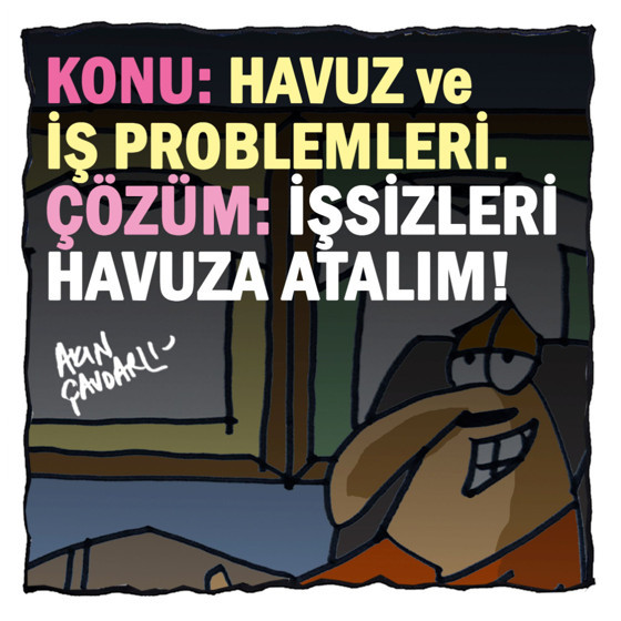 Konu: havuz ve iş problemleri. Çözüm; İşsizleri havuza atalım!