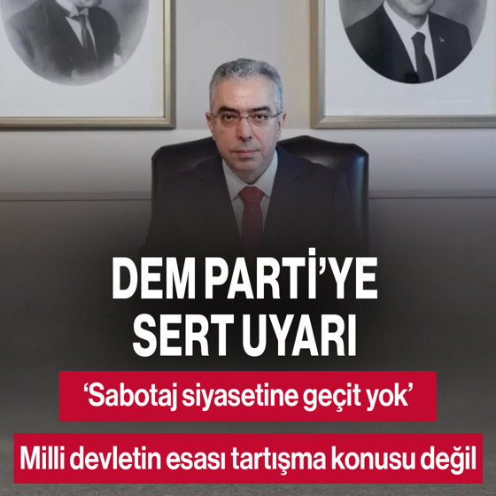 Uçum'dan DEM'e uyarı: Sabotaj siyasetine geçit yok