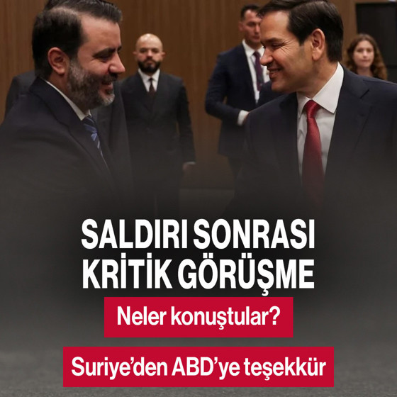 Saldırı sonrası Suriye ve ABD'den kritik görüşme! Neler konuştular?