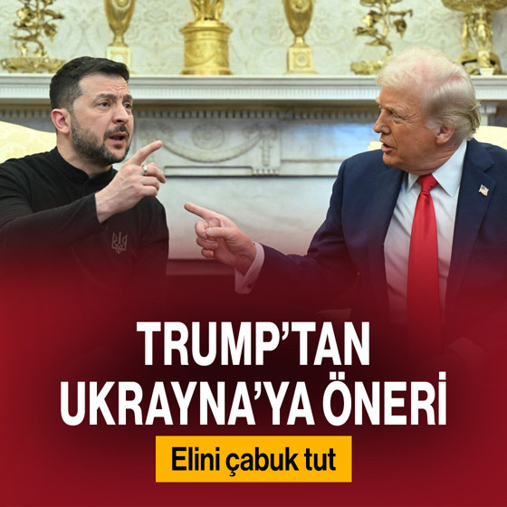 Trump'tan Ukrayna'ya öneri: Elini çabuk tut