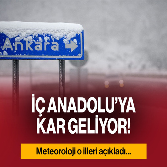 Kar, İç Anadolu, Ege ve Karadeniz'e geliyor! 10 şehre uyarı