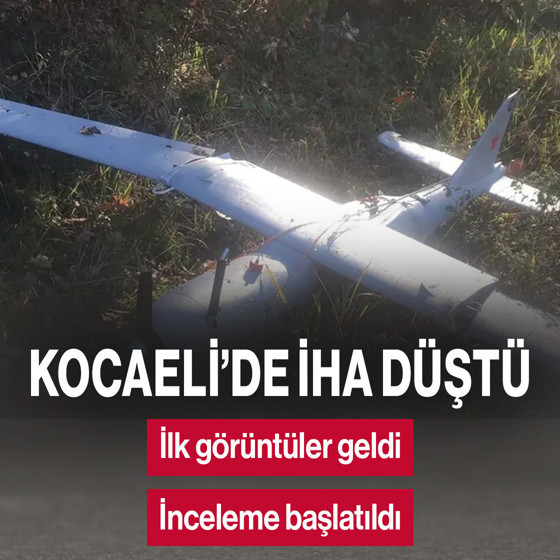 Kocaeli'de İHA düştü! İnceleme başlatıldı