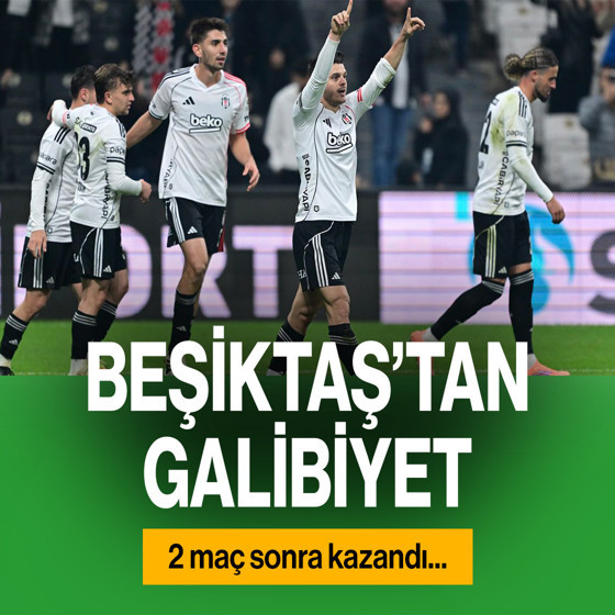 Beşiktaş, Çaykur Rizespor'u 1-0'la geçti
