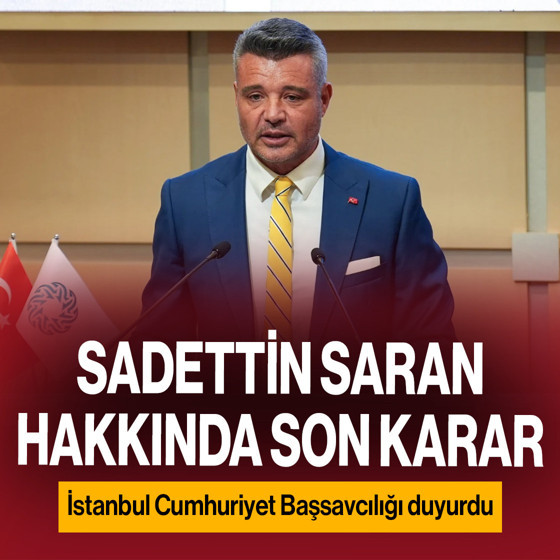 Sadettin Saran adli kontrol şartıyla serbest bırakıldı