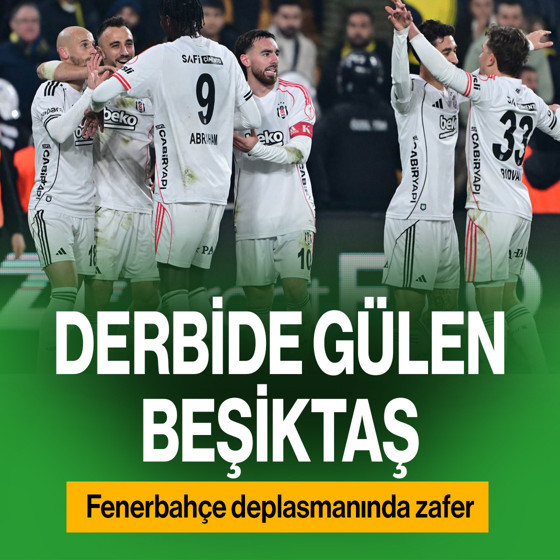 Ziraat Türkiye Kupası’nda Beşiktaş, Fenerbahçe’yi 2-1 mağlup etti