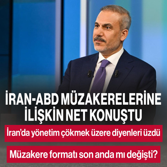 Bakan Fidan canlı yayında konuştu! ABD'nin İran'a yönelik tehditlerine dair neler söyledi?
