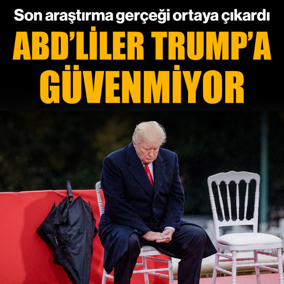 ABD'liler Başkan Trump'a güvenmiyor! Son araştırma gerçeği ortaya çıkardı