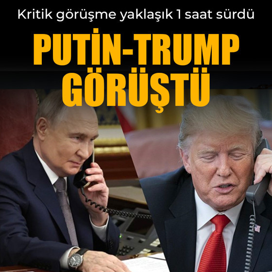 Trump ve Putin'den telefon görüşmesi: 1 saat sürdü