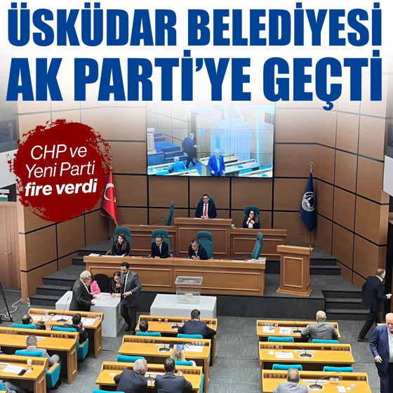 Üsküdar Belediyesi AK Parti’ye geçti! CHP ve Yeni Parti fire verdi
