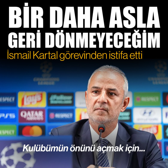 Fenerbahçe Teknik Direktörü İsmail Kartal istifa etti