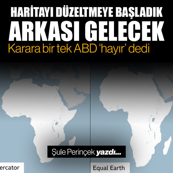 Haritayı düzeltmeye başladık, arkası gelecek