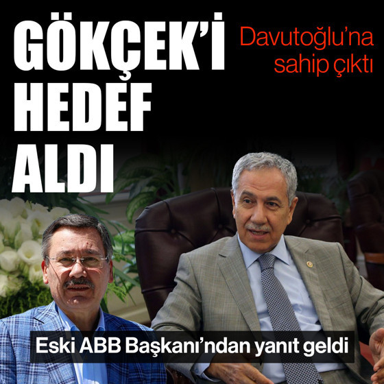 Bülent Arınç isim vermeden Gökçek'i hedef aldı! Davutoğlu'na sahip çıktı! Gökçek'ten jet hızında yanıt