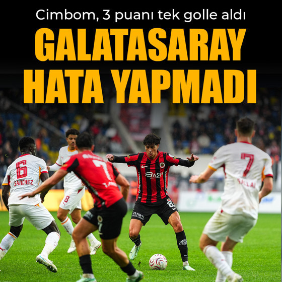 Galatasaray, Gençlerbirliği deplasmanında 3 puana uzandı