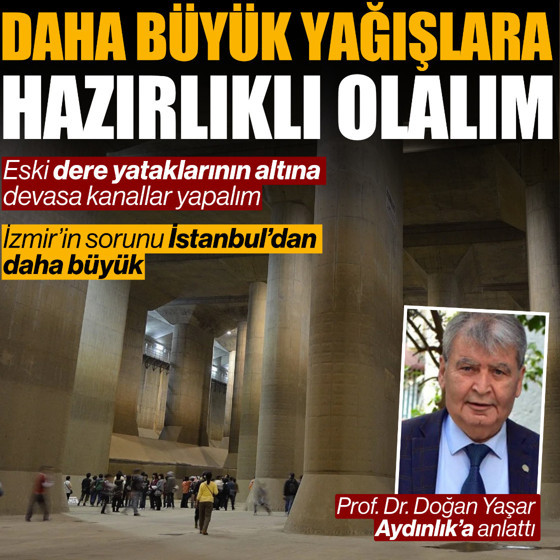 İklimbilimci Prof. Dr. Doğan Yaşar: Sele karşı dere yataklarına yeraltı kanalları yapılsın