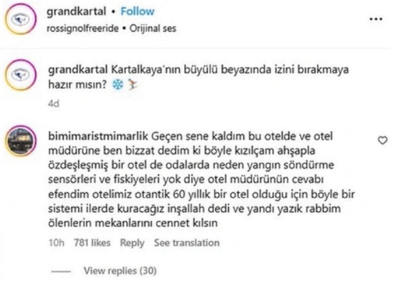 Kartalkaya'da yanan otelle ilgili daha önce binlerce kötü yorum yapılmış... O yorumlar gündem oldu... - Resim : 4
