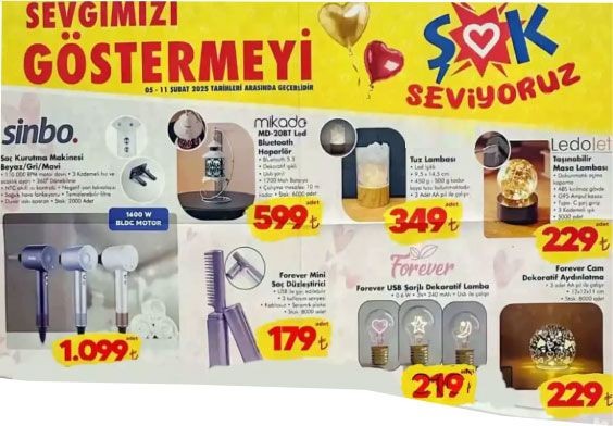 ŞOK'tan sevgililer günü kampanyası geldi! İndirimler 6 gün sonra bitecek! ŞOK bu hafta indirimli ürünleri listesi - Resim: 14