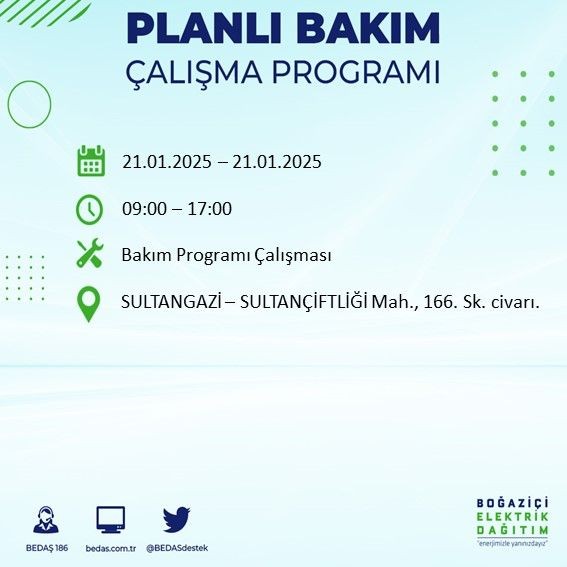 İstanbul'da uzun süreli elektrik kesintisi: 22 ilçe etkileniyor! Beşiktaş, Bahçelievler, Silivri... - Resim: 7