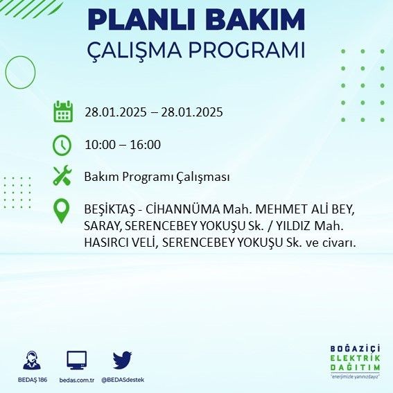 İstanbul'da uzun süreli elektrik kesintileri yaşanacak! 22 ilçe etkileniyor... - Resim: 45