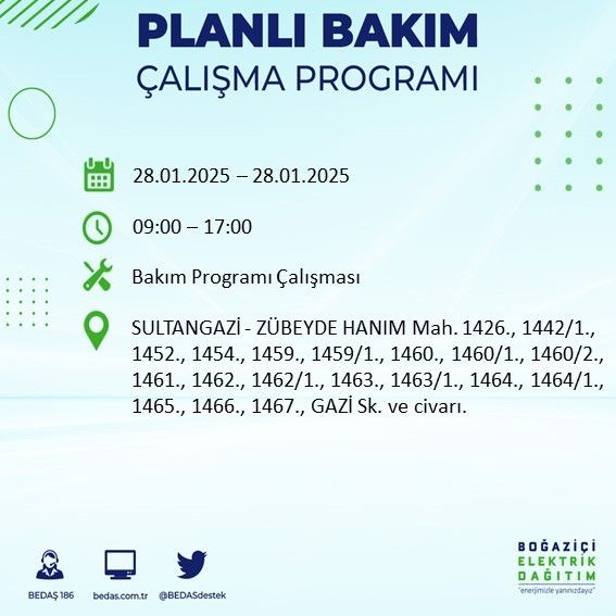 İstanbul'da uzun süreli elektrik kesintileri yaşanacak! 22 ilçe etkileniyor... - Resim: 5