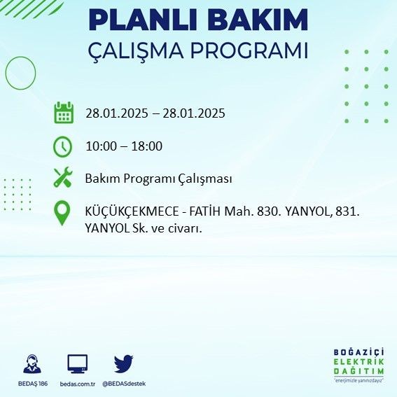 İstanbul'da uzun süreli elektrik kesintileri yaşanacak! 22 ilçe etkileniyor... - Resim: 15