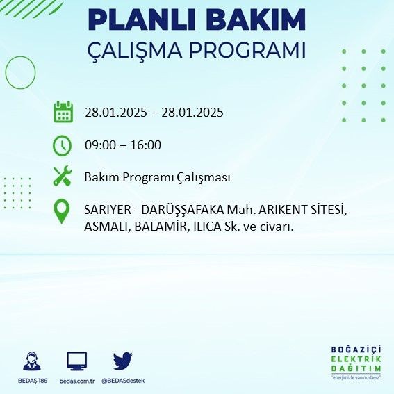 İstanbul'da uzun süreli elektrik kesintileri yaşanacak! 22 ilçe etkileniyor... - Resim: 8