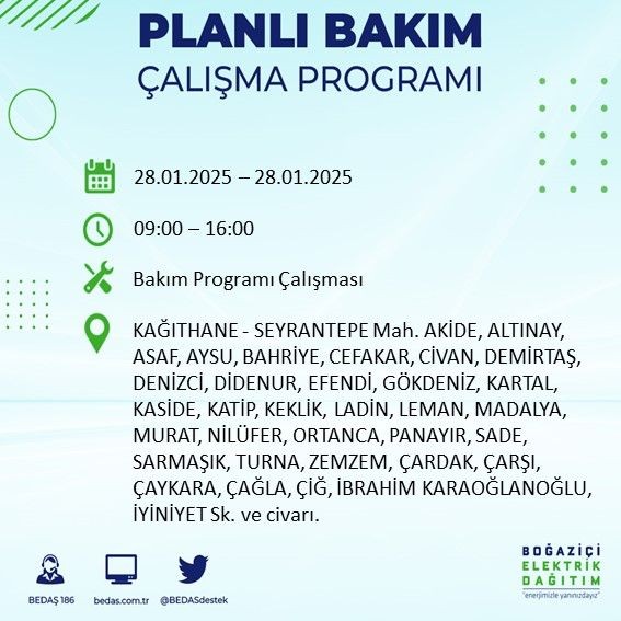 İstanbul'da uzun süreli elektrik kesintileri yaşanacak! 22 ilçe etkileniyor... - Resim: 17