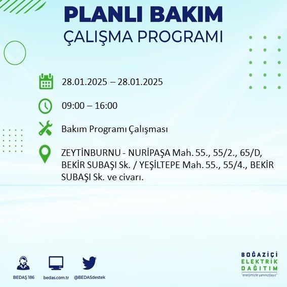 İstanbul'da uzun süreli elektrik kesintileri yaşanacak! 22 ilçe etkileniyor... - Resim: 2