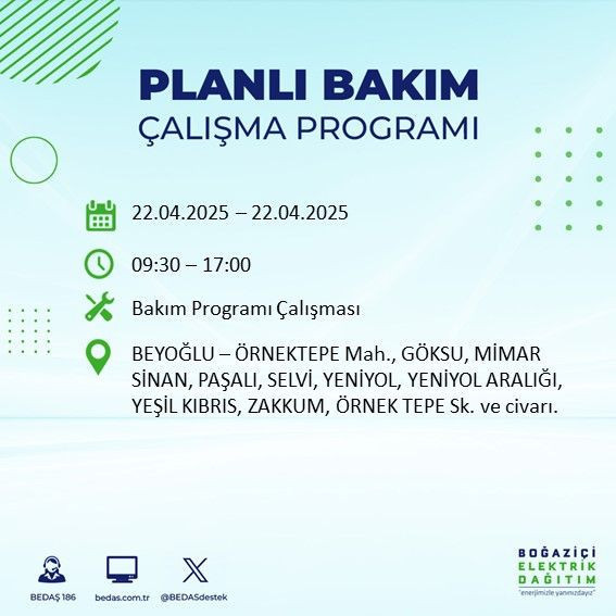 İstanbul'da uzun süreli elektrik kesintisi yaşanacak! - Resim: 19