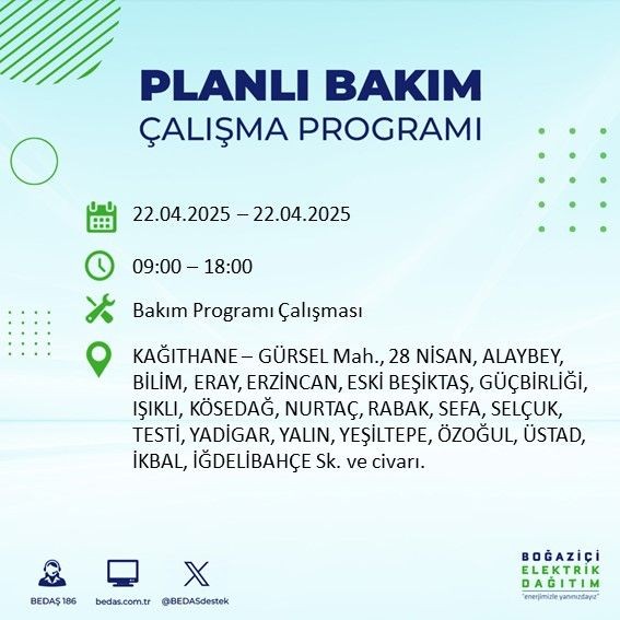 İstanbul'da uzun süreli elektrik kesintisi yaşanacak! - Resim: 33