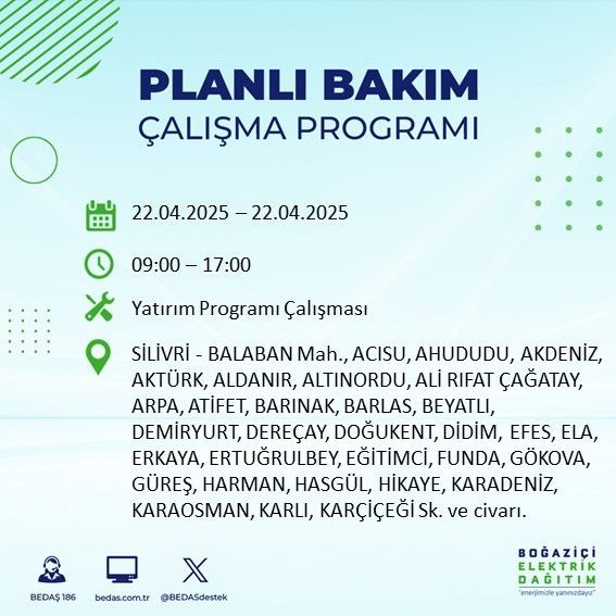İstanbul'da uzun süreli elektrik kesintisi yaşanacak! - Resim: 47