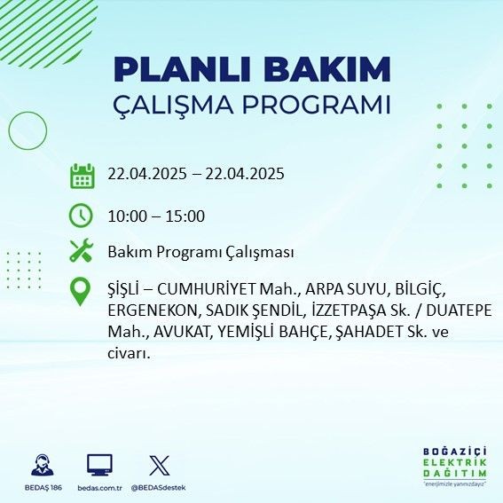 İstanbul'da uzun süreli elektrik kesintisi yaşanacak! - Resim: 53