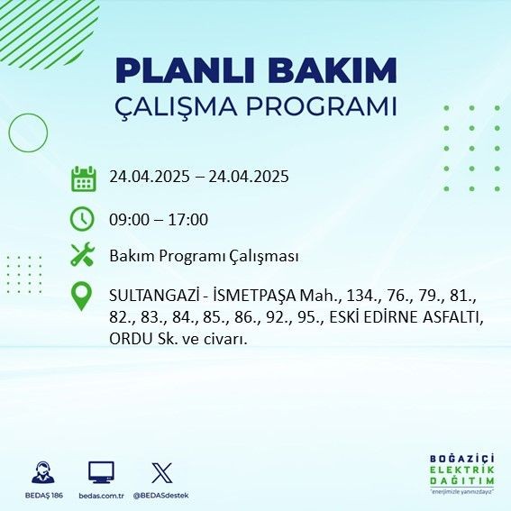 İstanbul'da uzun süreli elektrik kesintisi yaşanacak! - Resim: 73