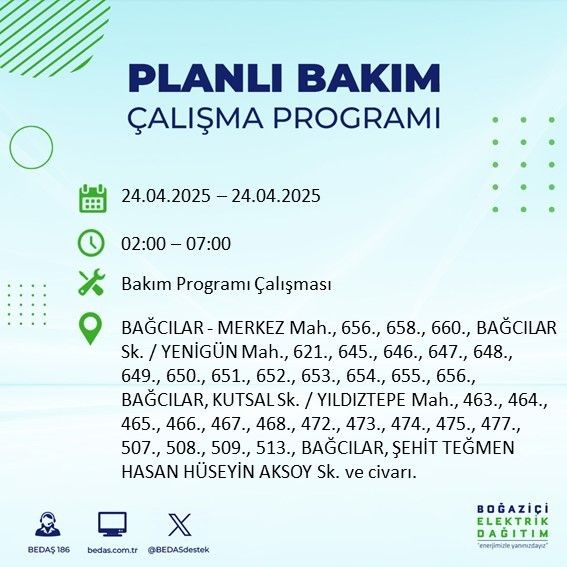 İstanbul'da uzun süreli elektrik kesintisi yaşanacak! - Resim: 12