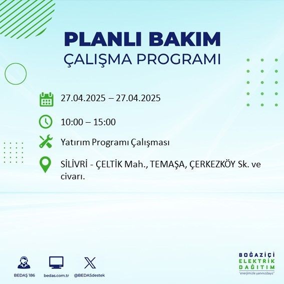İstanbul'un 5 ilçesi uyarıldı: Uzun süreli elektrik kesintisi yaşanacak! - Resim: 5