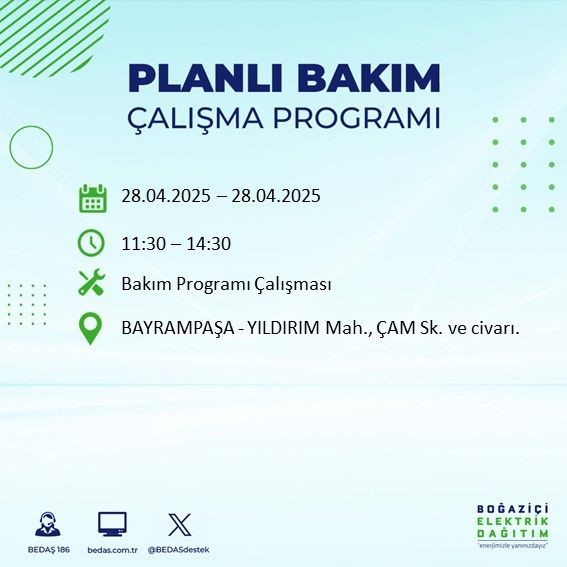23 ilçe etkilenecek: İstanbul'da uzun süreli elektrik kesintisi - Resim: 18