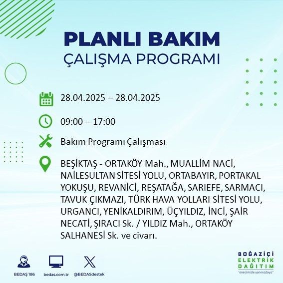 23 ilçe etkilenecek: İstanbul'da uzun süreli elektrik kesintisi - Resim: 20