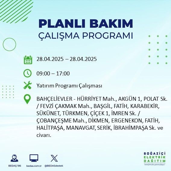 23 ilçe etkilenecek: İstanbul'da uzun süreli elektrik kesintisi - Resim: 10