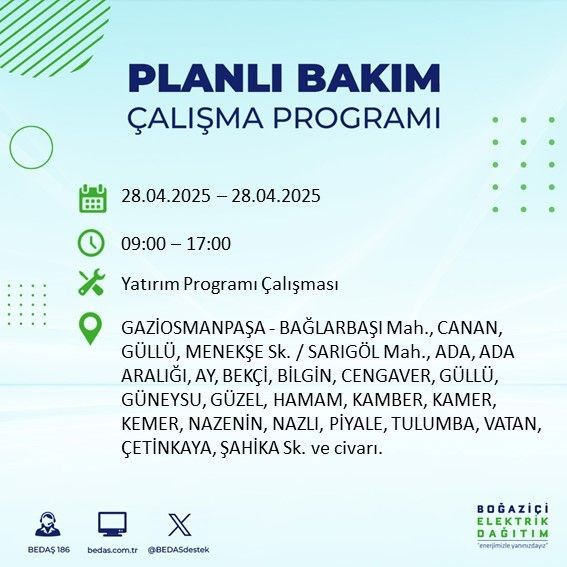 23 ilçe etkilenecek: İstanbul'da uzun süreli elektrik kesintisi - Resim: 53