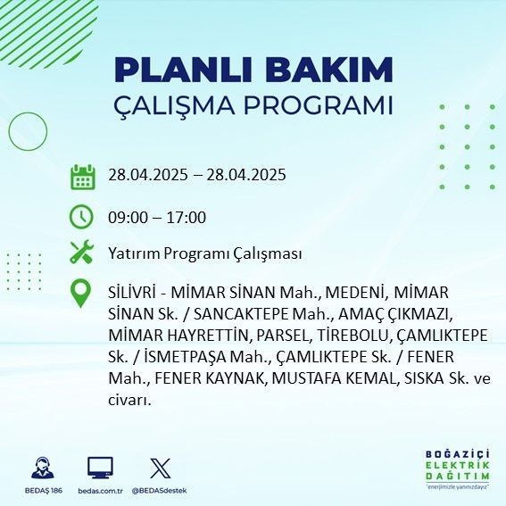 23 ilçe etkilenecek: İstanbul'da uzun süreli elektrik kesintisi - Resim: 68