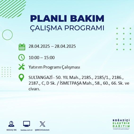 23 ilçe etkilenecek: İstanbul'da uzun süreli elektrik kesintisi - Resim: 73