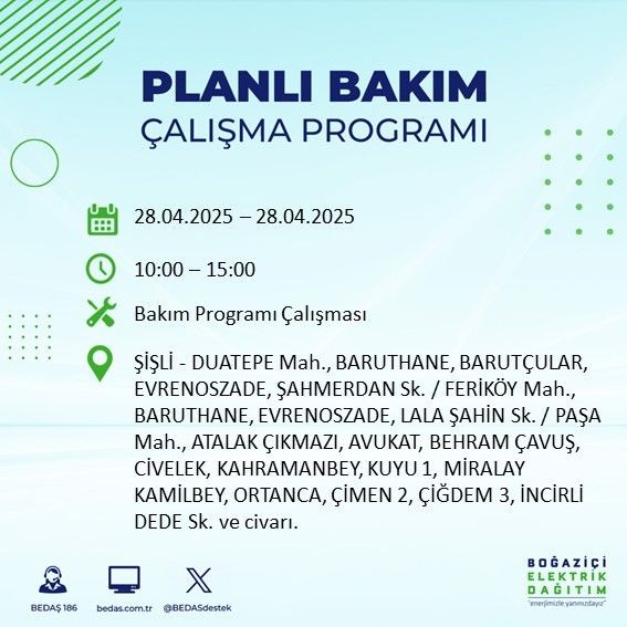 23 ilçe etkilenecek: İstanbul'da uzun süreli elektrik kesintisi - Resim: 74