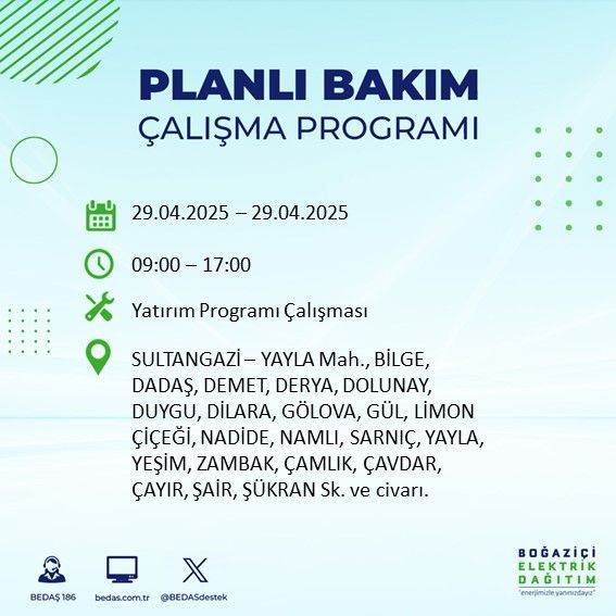 22 ilçe etkileniyor: Silivri, Sarıyer, Esenler... İstanbul'da uzun süreli elektrik kesintisi yaşanacak! 29 Nisan Salı elektrik kesintileri listesi - Resim: 79