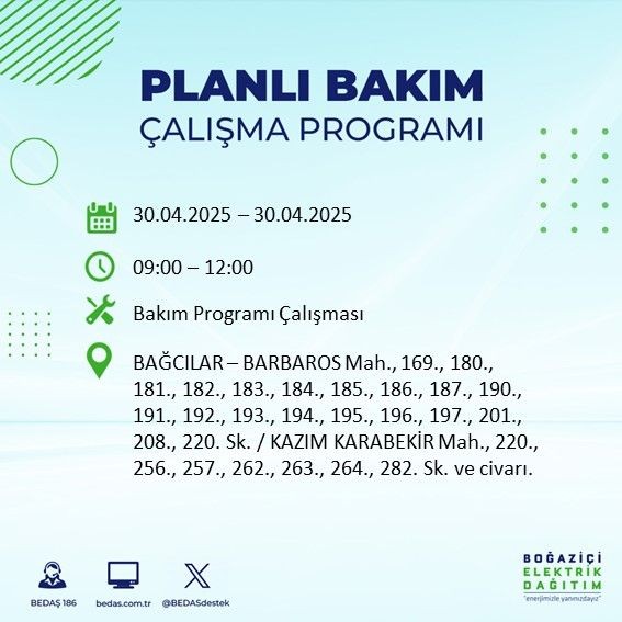 İstanbul'da uzun süreli elektrik kesintisi yaşanacak! 30 Nisan Çarşamba elektrik kesintileri listesi - Resim: 9