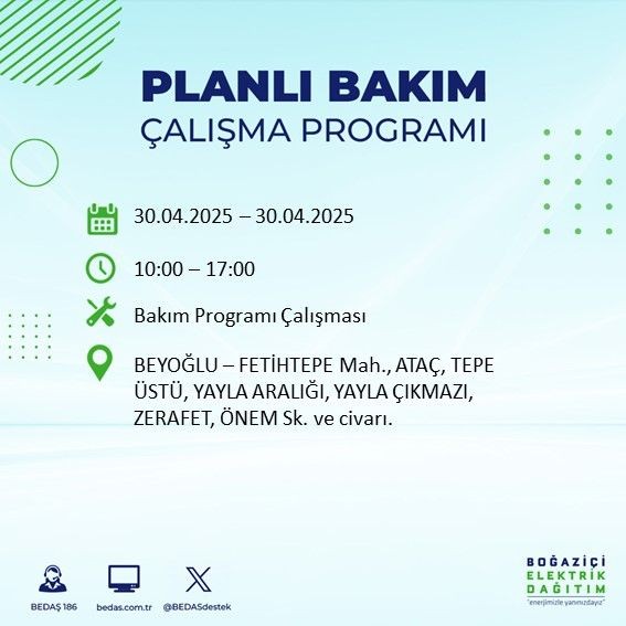 İstanbul'da uzun süreli elektrik kesintisi yaşanacak! 30 Nisan Çarşamba elektrik kesintileri listesi - Resim: 22