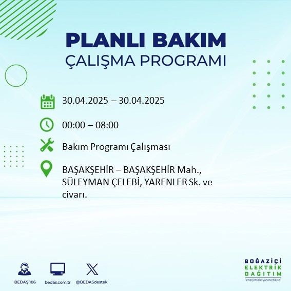 İstanbul'da uzun süreli elektrik kesintisi yaşanacak! 30 Nisan Çarşamba elektrik kesintileri listesi - Resim: 19