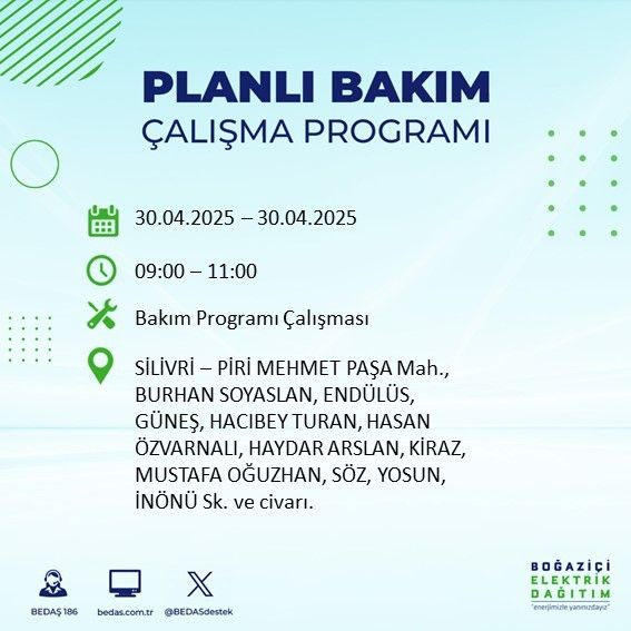 İstanbul'da uzun süreli elektrik kesintisi yaşanacak! 30 Nisan Çarşamba elektrik kesintileri listesi - Resim: 57