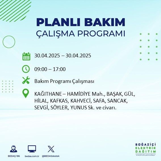 İstanbul'da uzun süreli elektrik kesintisi yaşanacak! 30 Nisan Çarşamba elektrik kesintileri listesi - Resim: 46